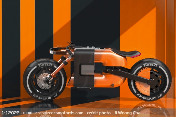 Cette moto Hyundai a un beau Q Cette moto Hyundai a un beau Q