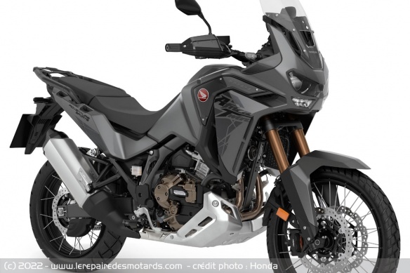 Honda Africa Twin Adventure Sports en Gris Mat Iridium Metallic
