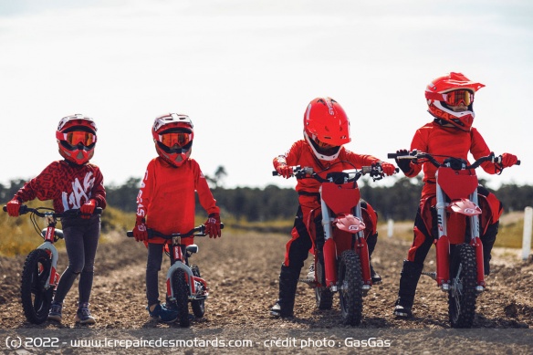 La gamme électrique GasGas pour enfants au complet