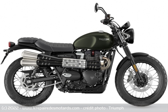 Triumph Scrambler 900 khaki matt Triumph Scrambler 900 khaki matt