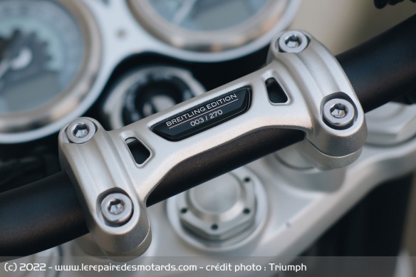 Numéro de série de la Triumph Speed Twin Breitling Limited Edition