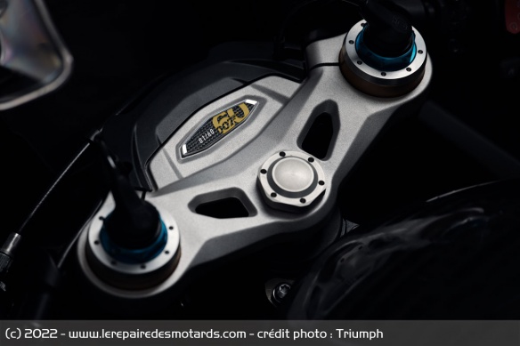 La Speed Triple 1200 RR Bond Edition est limitée à 60 exemplaires La Speed Triple 1200 RR Bond Edition est limitée à 60 exemplaires