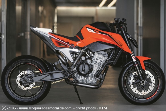 Le prototype KTM 790 Duke de 2016