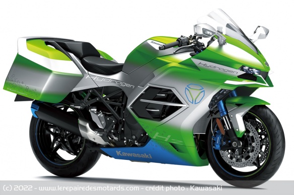 Prototype Kawasaki à hydrogène Prototype Kawasaki à hydrogène