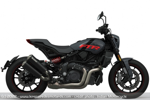 La FTR Stealh Gray Special Edition sera produite à 150 exemplaires La FTR Stealh Gray Special Edition sera produite à 150 exemplaires