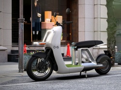 Un scooter électrique pour la livraison