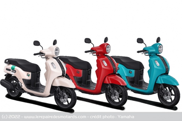 Le Yamaha Fazzio se décline dans de nombreux coloris Le Yamaha Fazzio se décline dans de nombreux coloris