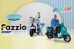 Un scooter hybride et connecté chez Yamaha