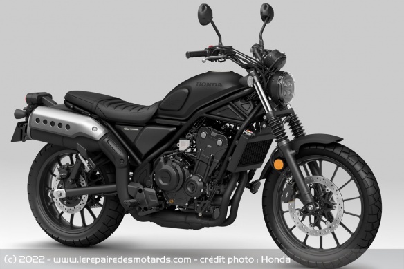 Scrambler Honda CL500 noir