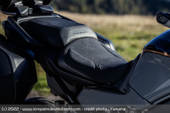 La selle de la Yamaha Tracer 9 GT+
