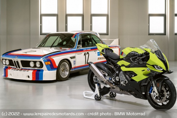La 3.0 CSL, première 'M' de l'histoire et la M1000RR 50 Years M Edition La 3.0 CSL, première 'M' de l'histoire et la M1000RR 50 Years M Edition