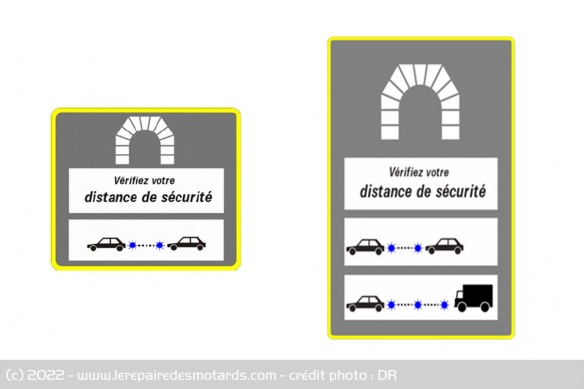 Les distances de sécurité dans les tunnels