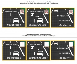 De nouveaux panneaux pour les autoroutes