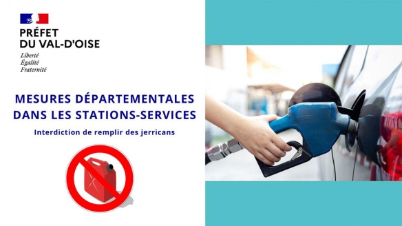 Interdiction de remplir des jerricans