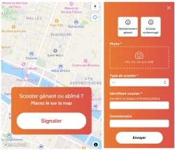 Une plateforme pour dénoncer les scooters gênants