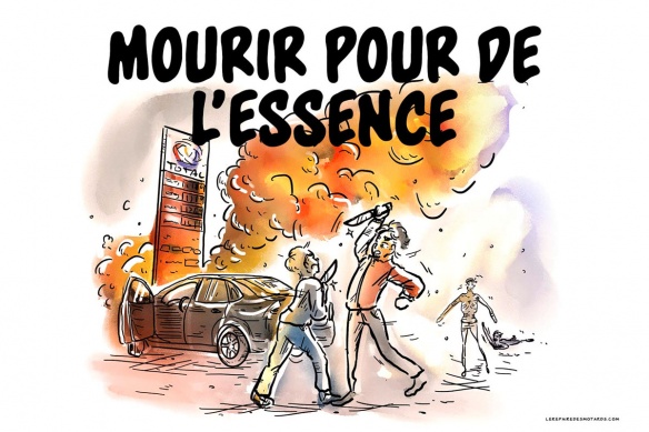 Poignardé pour de l'essence
