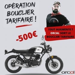 Promo : 500 euros de remise sur les motos Orcal