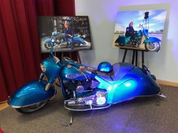 Vente record pour la Harley de Johnny Hallyday - Crédit photo : Artcurial