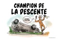 Champion moto descente