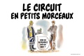 Circuit moto miettes