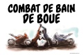 Combat moto boue