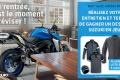 100 lots à gagner entretien moto Suzuki