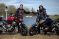 Essai comparo motos Honda CB500F CB650R