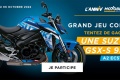 Une moto Suzuki GSX S 950 Ecstar A2 à gagner