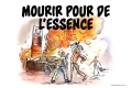 Poignardé essence à station service
