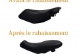 Rabaissement selle moto Berry Sellerie