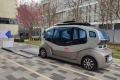 Une voiture autonome rail