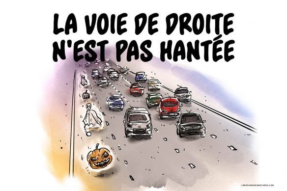 La voie de droite n'est pas hantée
