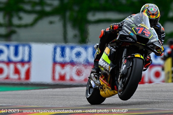 C'est Marco Bezzecchi qui signe le meilleur chrono de la journée au Sachsenring