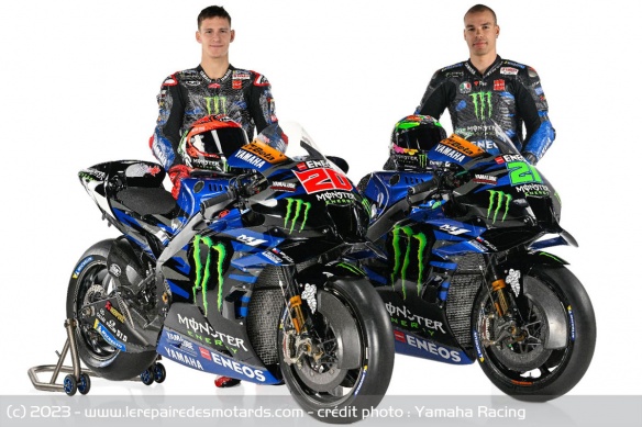 Fabio Quartararo et Franco Morbidelli Fabio Quartararo et Franco Morbidelli