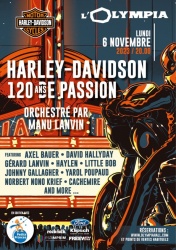 Harley-Davidson fait l'Olympia