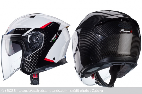 Casques Caberg Flyon II et Flyon II Carbon Casques Caberg Flyon II et Flyon II Carbon