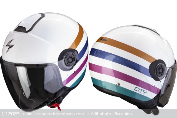 Casque jet Scorpion EXO-City II Bee