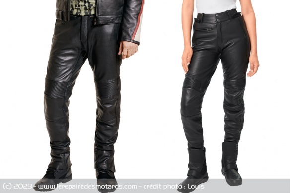 Les versions homme et femme du pantalon en cuir Detlev Louis Les versions homme et femme du pantalon en cuir Detlev Louis