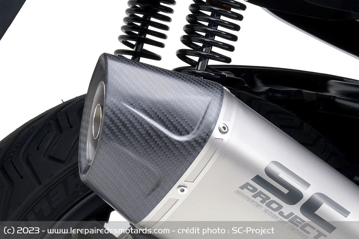Tuyau Intermédiaire D'échappement En Inox 51mm Pour Honda Forza 350/300, ADV350 - Améliore Le Son Et Les Performances