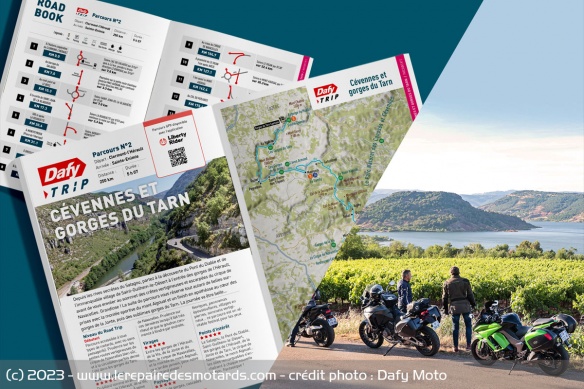 Chaque guide propose entre 700 et 900 km d'itinéraires Chaque guide propose entre 700 et 900 km d'itinéraires
