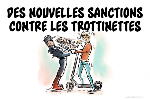Mais tu vas arrêter - avec - ta trottinette ?