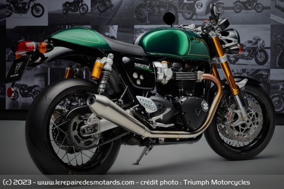 La Thruxton Final Edition sera produite à 160 exemplaires La Thruxton Final Edition sera produite à 160 exemplaires