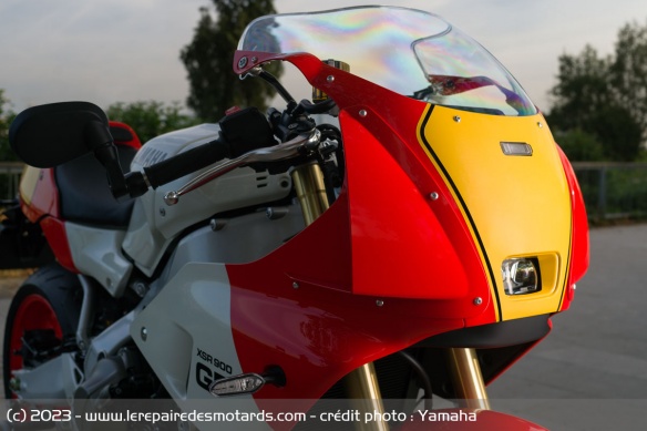 Le carénage de la Yamaha XSR900 GP Le carénage de la Yamaha XSR900 GP