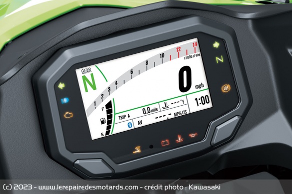 Sportive Kawasaki Ninja 500 SE