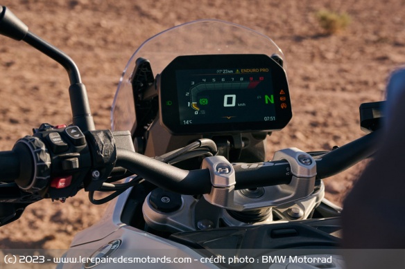 Le compteur TFT de 6.5 pouces de la R 1300 GS