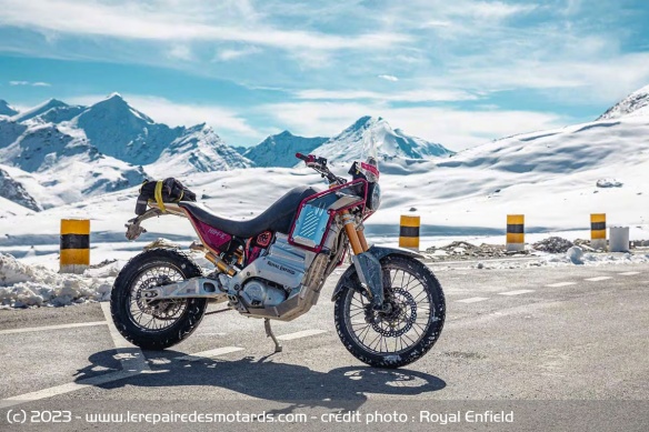 Prototype électrique Royal Enfield Himalayan