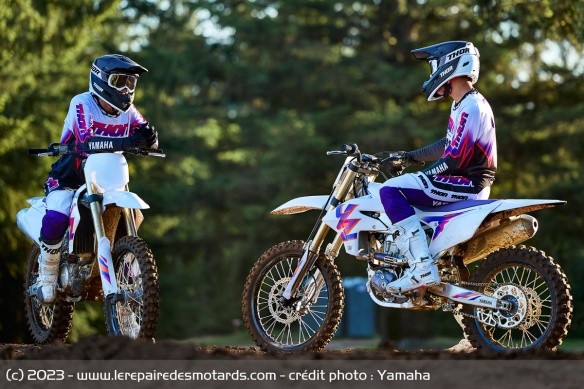 Les YZ125, YZ250, YZ250F et YZ450F bénéficient de cette édition spéciale Les YZ125, YZ250, YZ250F et YZ450F bénéficient de cette édition spéciale