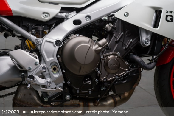 Le moteur CP3 de la Yamaha XSR900 GP