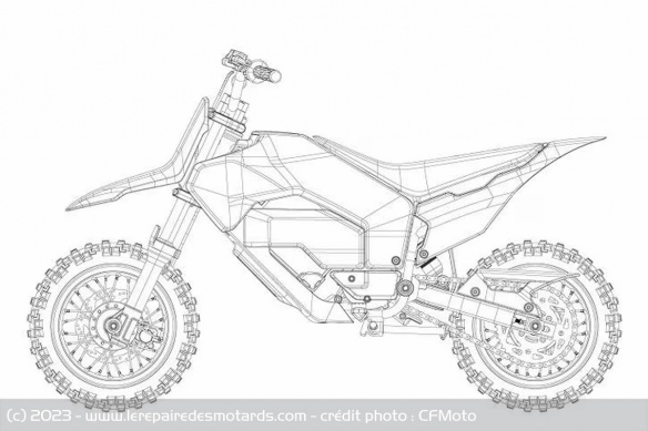 Une motocross électrique pour enfant à l'étude Une motocross électrique pour enfant à l'étude