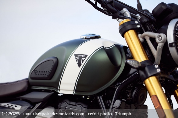 Réservoir de la Triumph Scrambler 400X